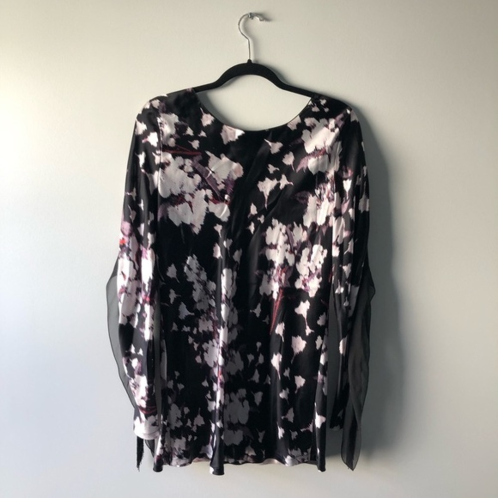 Philosophy 100% Silk Printed Tunic Top – Size 10